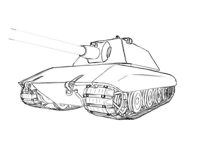 Ис легко. Раскраски танков World of Tanks е100. Рисунок танка. Рисунок танка карандашом. Танк рисунок для срисовки.